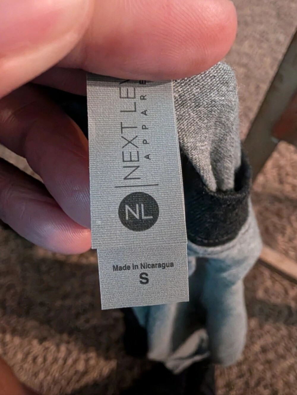 Next Level Apparel Men’s Gray and Black Casual Socks